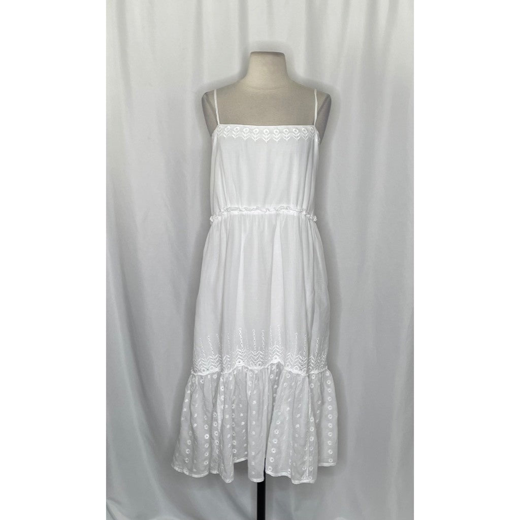 NWT!! J. CREW Sorrento Dress Cotton Voile Solid White Bridal Preppy XXS XX-Small
