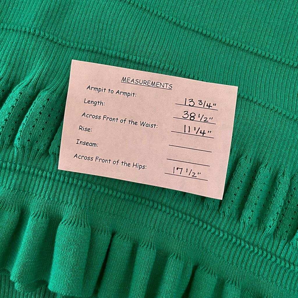 Anthropologie MAEVE Promenade Pointelle Knit Dress Solid Green Flirty X-Small