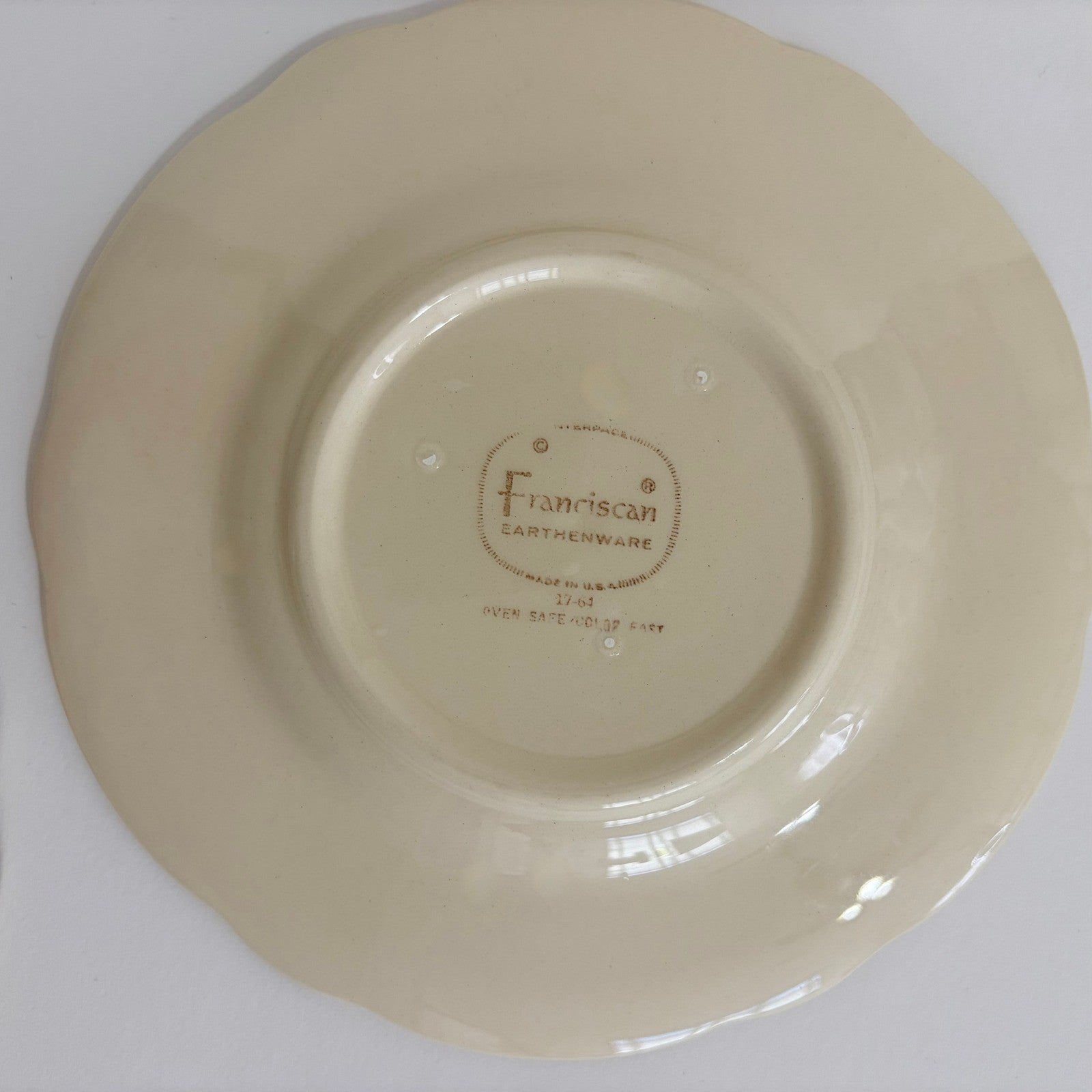 Vintage FRANCISCAN Desert Rose Set of 4 Bread Butter Plates USA Made 6 3/8"