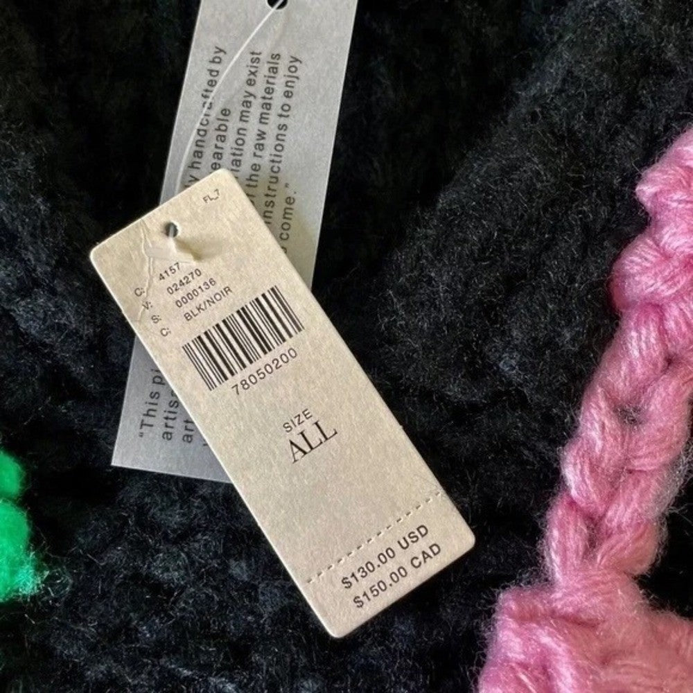 NWT!! Anthropologie MAEVE Bauble Sweater Vest Chunky Knit Retro One Size