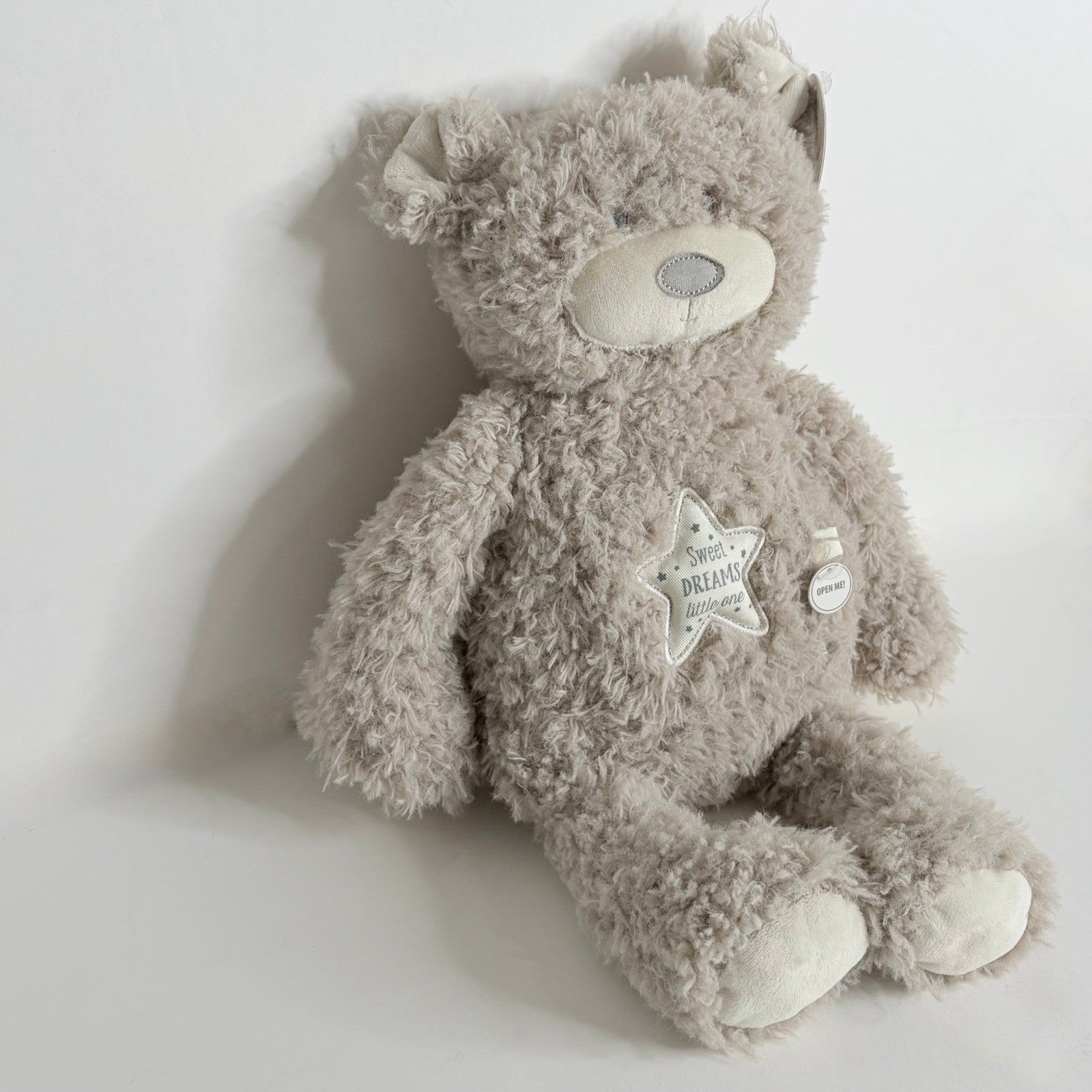 NWT!! DEMDACO Sweet Dreams Little One Plush Tan Bear Twinkle Twinkle Little Star