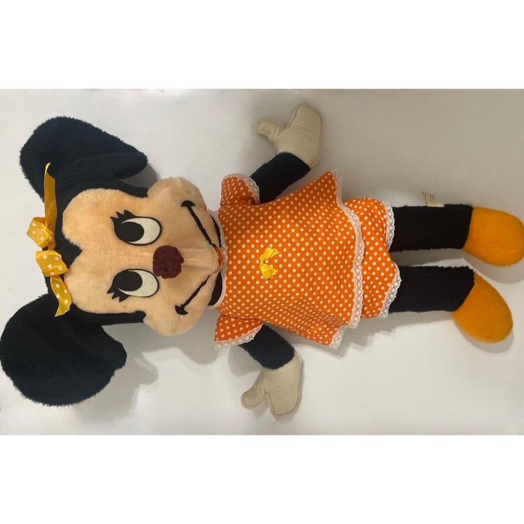 Vintage MINNIE MOUSE Plush Walt Disney Productions California Stuffed Toy