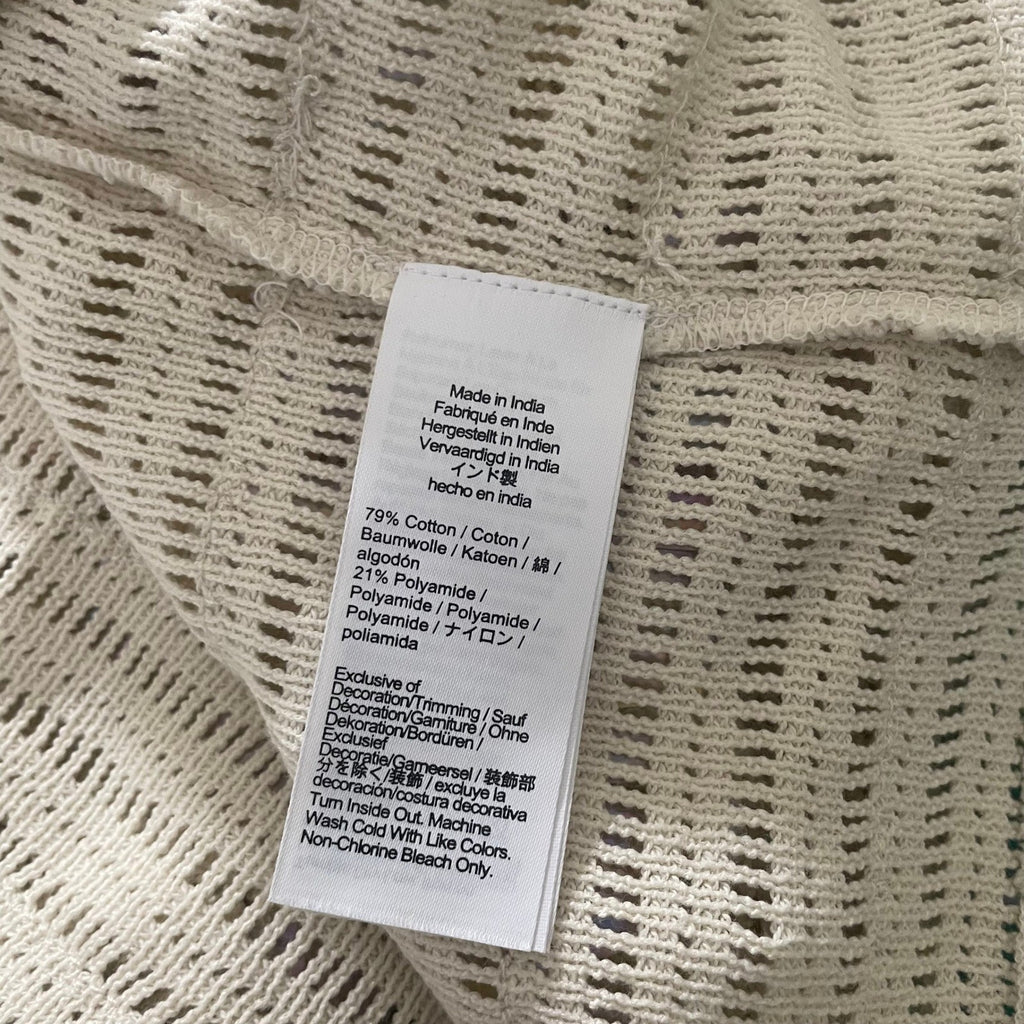 NWT!! J. CREW Crochet Shirt Shimmery Sequins Knit Party Glam Preppy X-Small