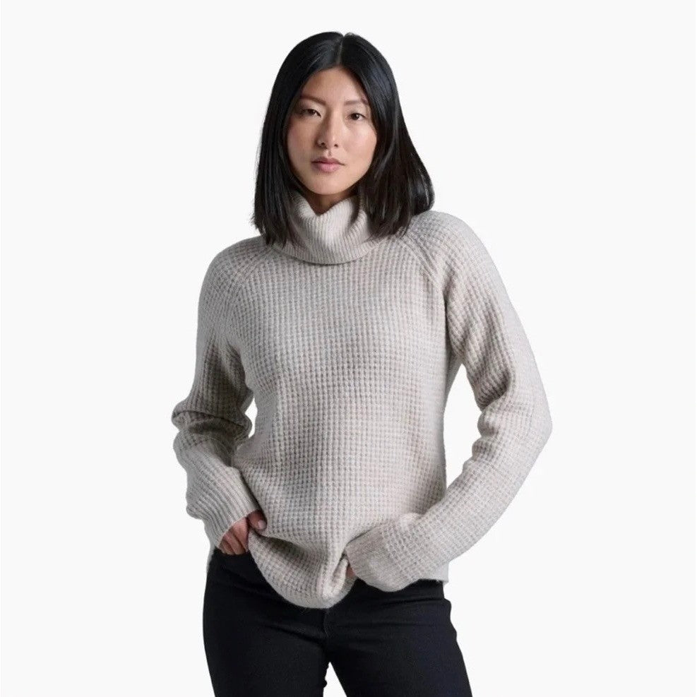 NWT!! KÜHL Sienna Sweater Turtleneck Cowl Pullover Ash Gray Knit Kuhl Medium
