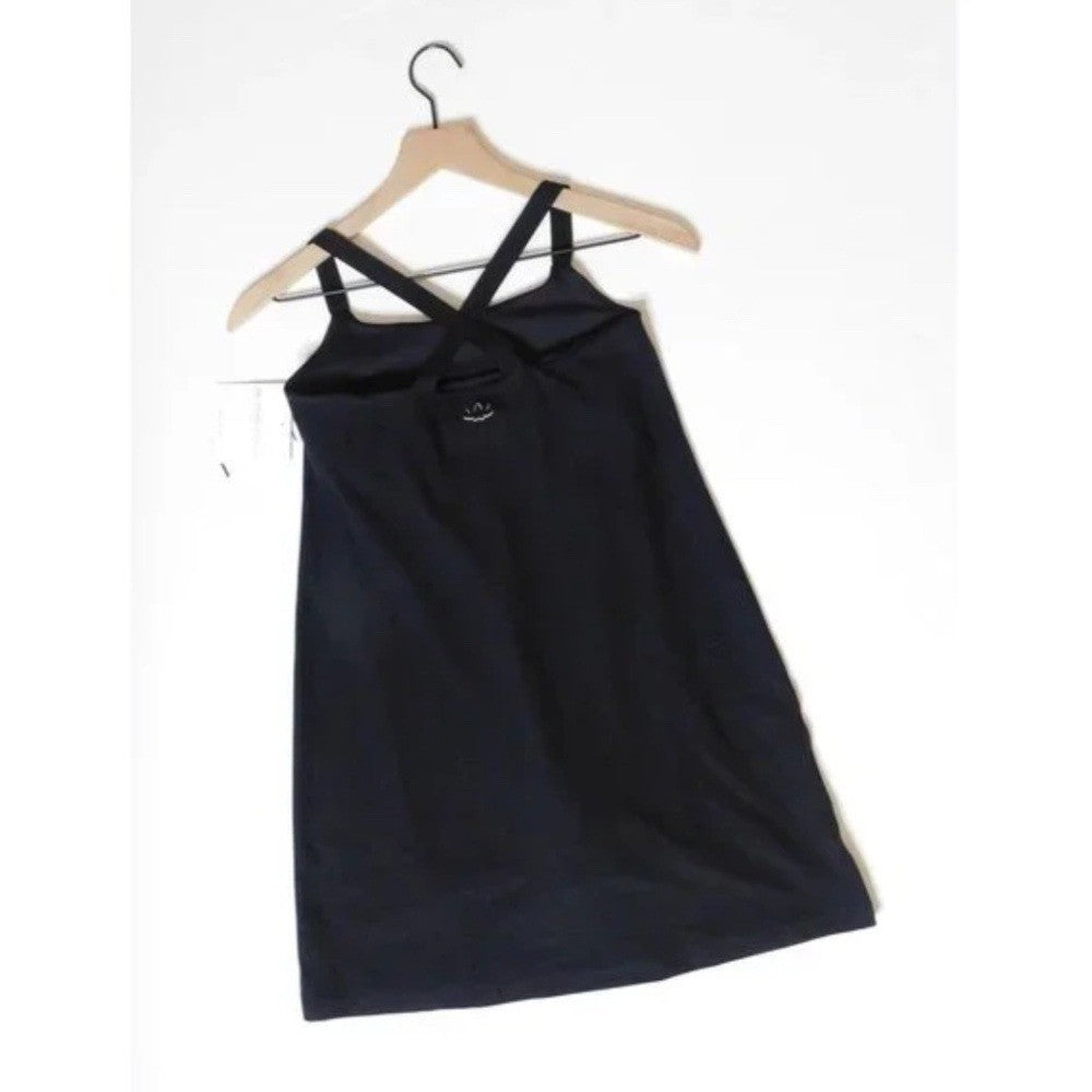 NWT!! BEYOND YOGA Spacedye Move It Dress Darkest Gray Black Night Shorts X-Small
