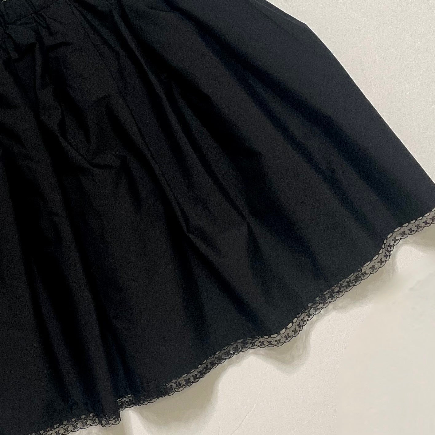 NWT!! J. CREW Pleated Tie Waist Mini Skirt Solid Black Poplin Pleated XL Tall