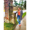 CABI Headline Topper Colorful Tweed Floral Belted Coat Preppy Style 5660 Size 2