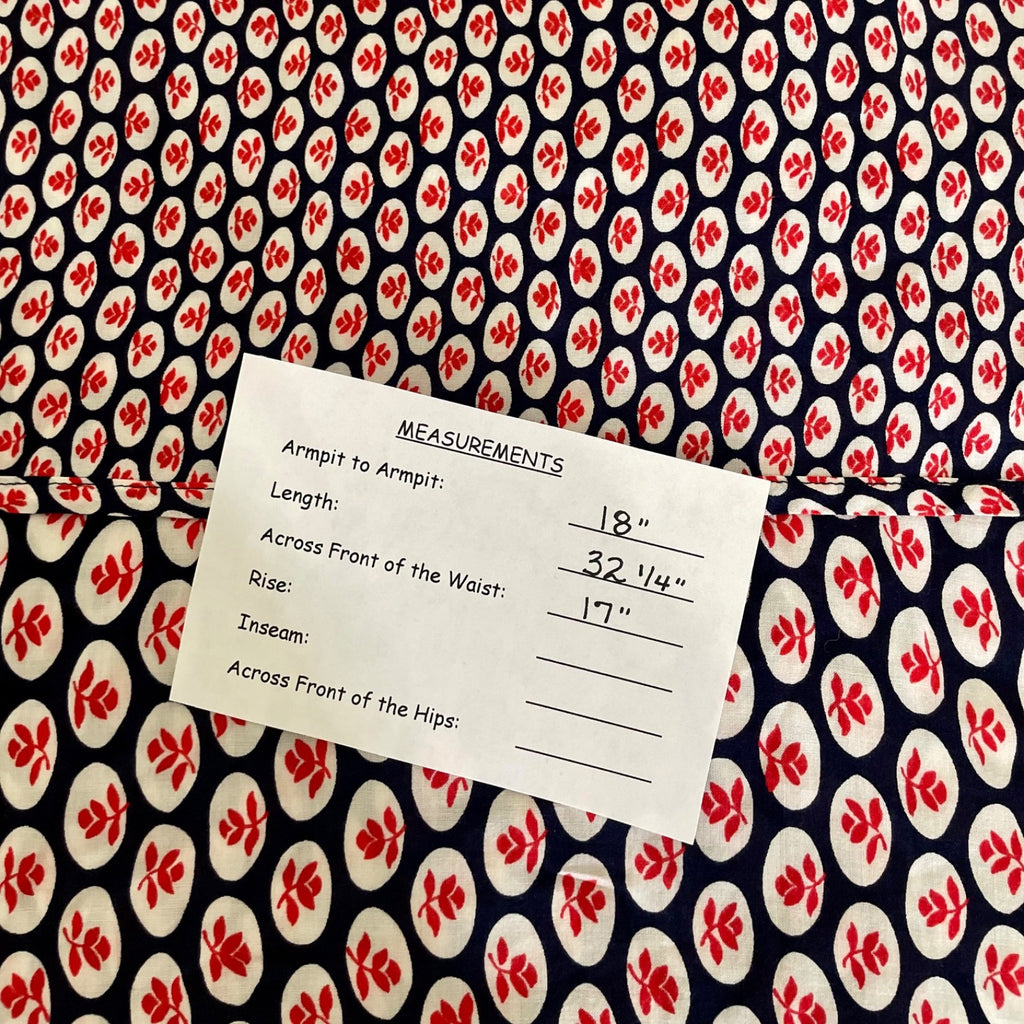 NWT!! BODEN Edna Tunic Top Retro Floral Navy Blue Red Preppy Polka Dot Size 6