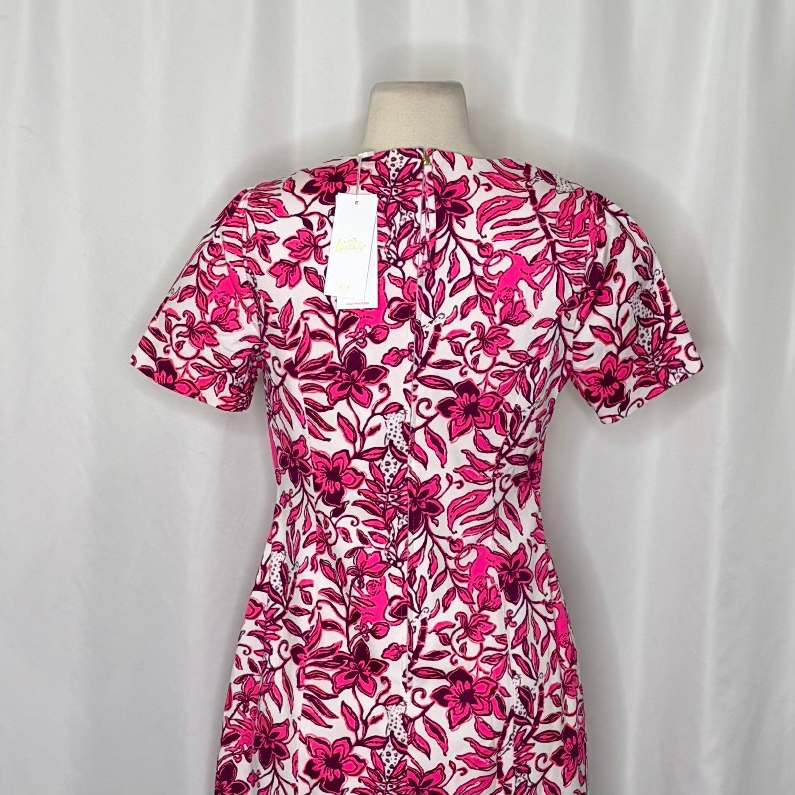 NWT!! LILLY PULITZER Mila Short Sleeve Elderflower Blossom Lil Escape Plan 4
