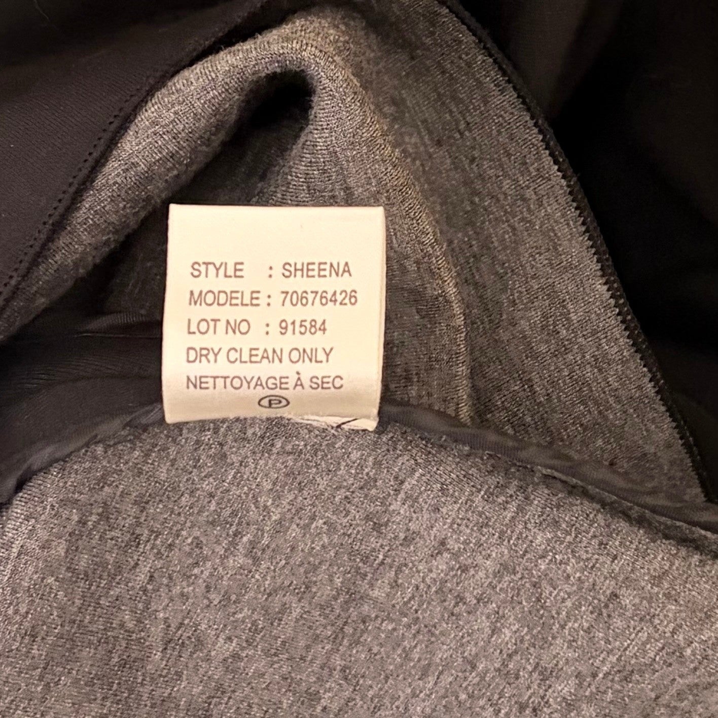 THEORY Sheena Solid Black Belted Jacket Snap Closures Viscose Knit Stretch Large