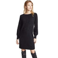 VINCE Cashmere Wool Grey Ribbed Knit Sweater Dress Raglan Sleeves Preppy Small
