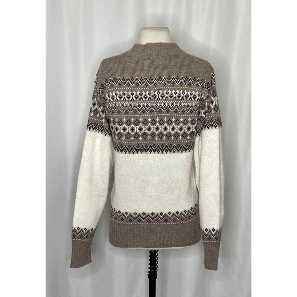 Vintage ROBERT BRUCE Scandinavian Fair Isle Sweater Paul Mage Fairisle Medium