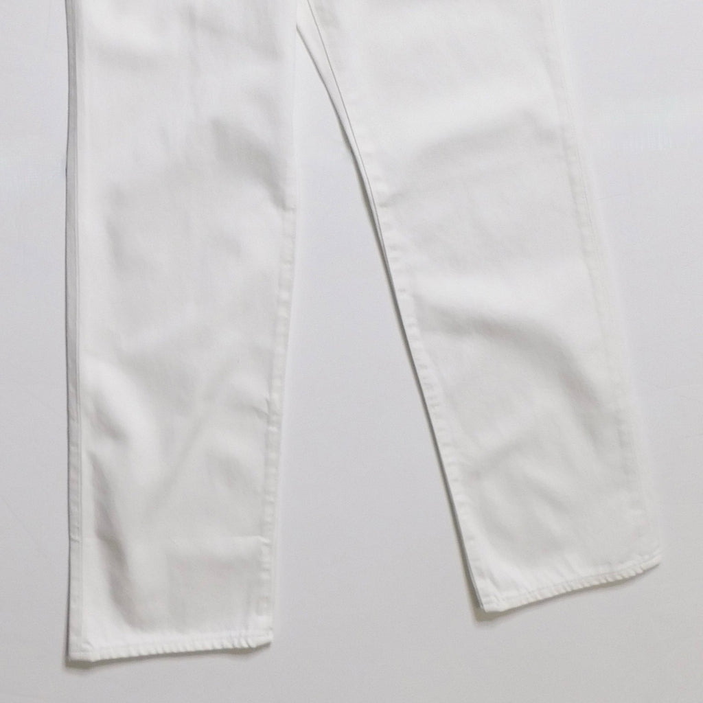 NWT!! J. CREW White '84 Slouchy Jeans Solid Button Fly Straight Legs Size 27