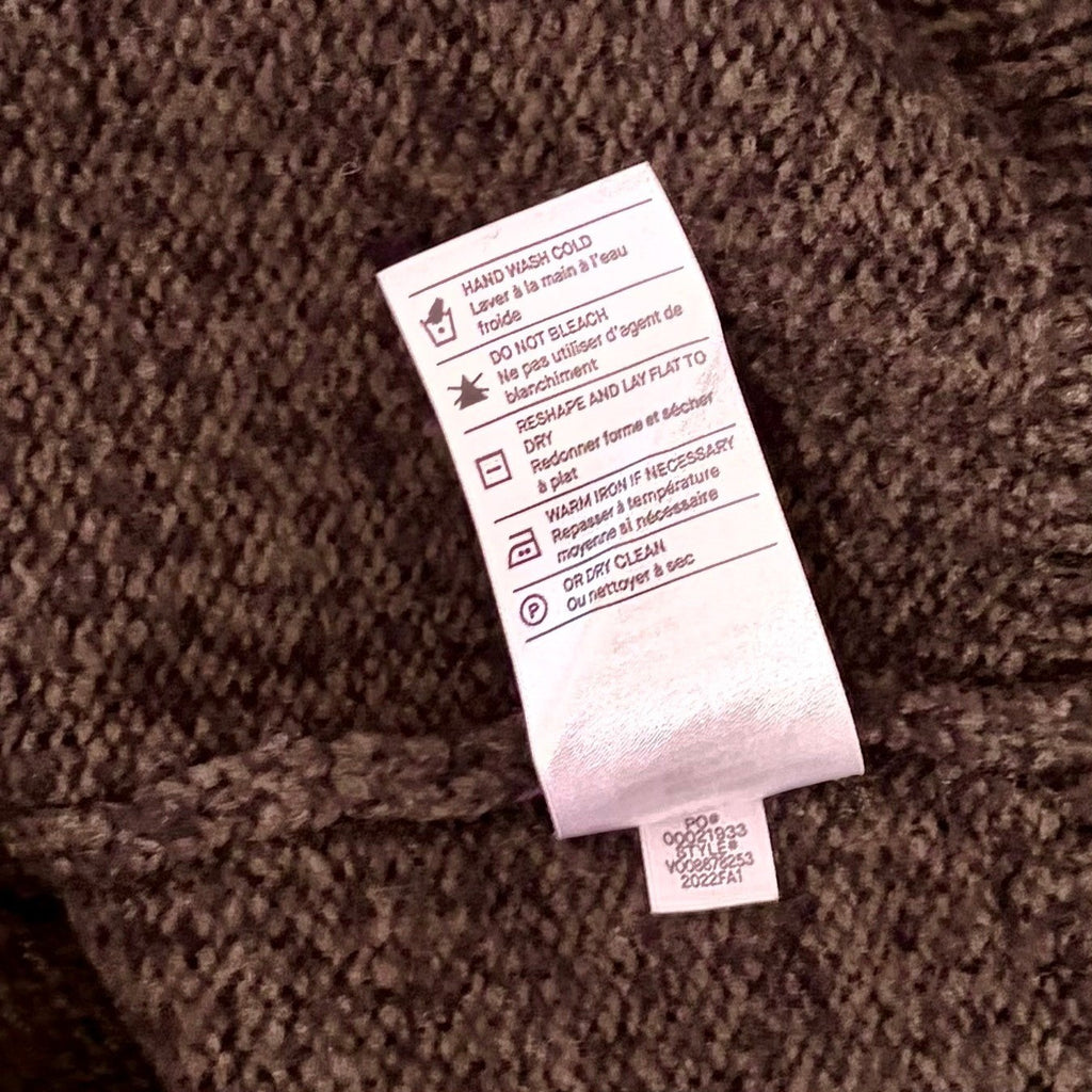VINCE Merino Wool Cashmere V Neck Sweater Raglan Pullover Green Marled Large