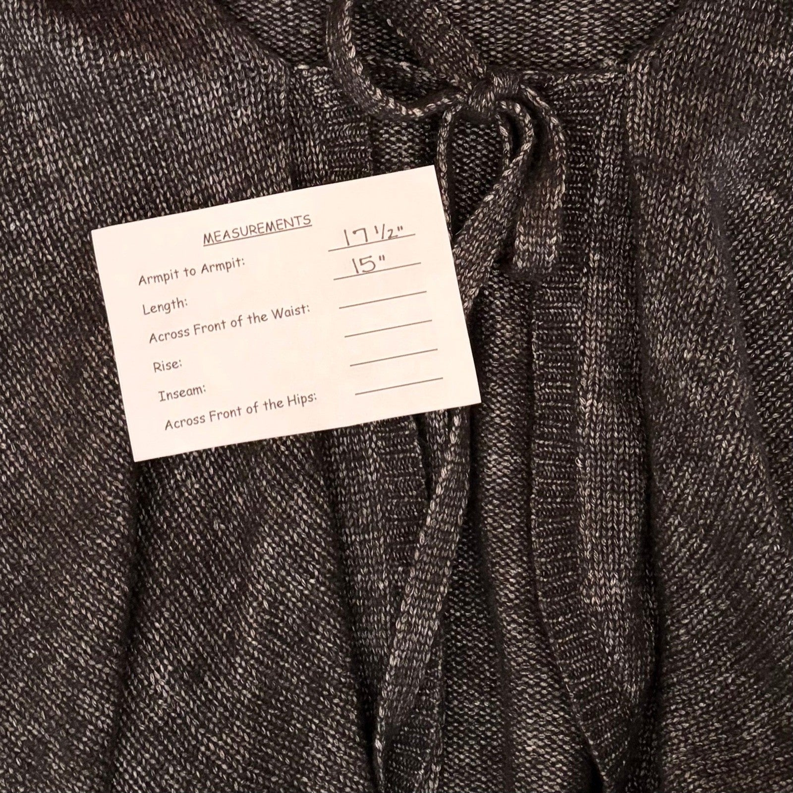 NWT!! ROBERT RODRIGUEZ Wool Blend Charcoal Ruffled Cardigan Cape Sweater X-Small
