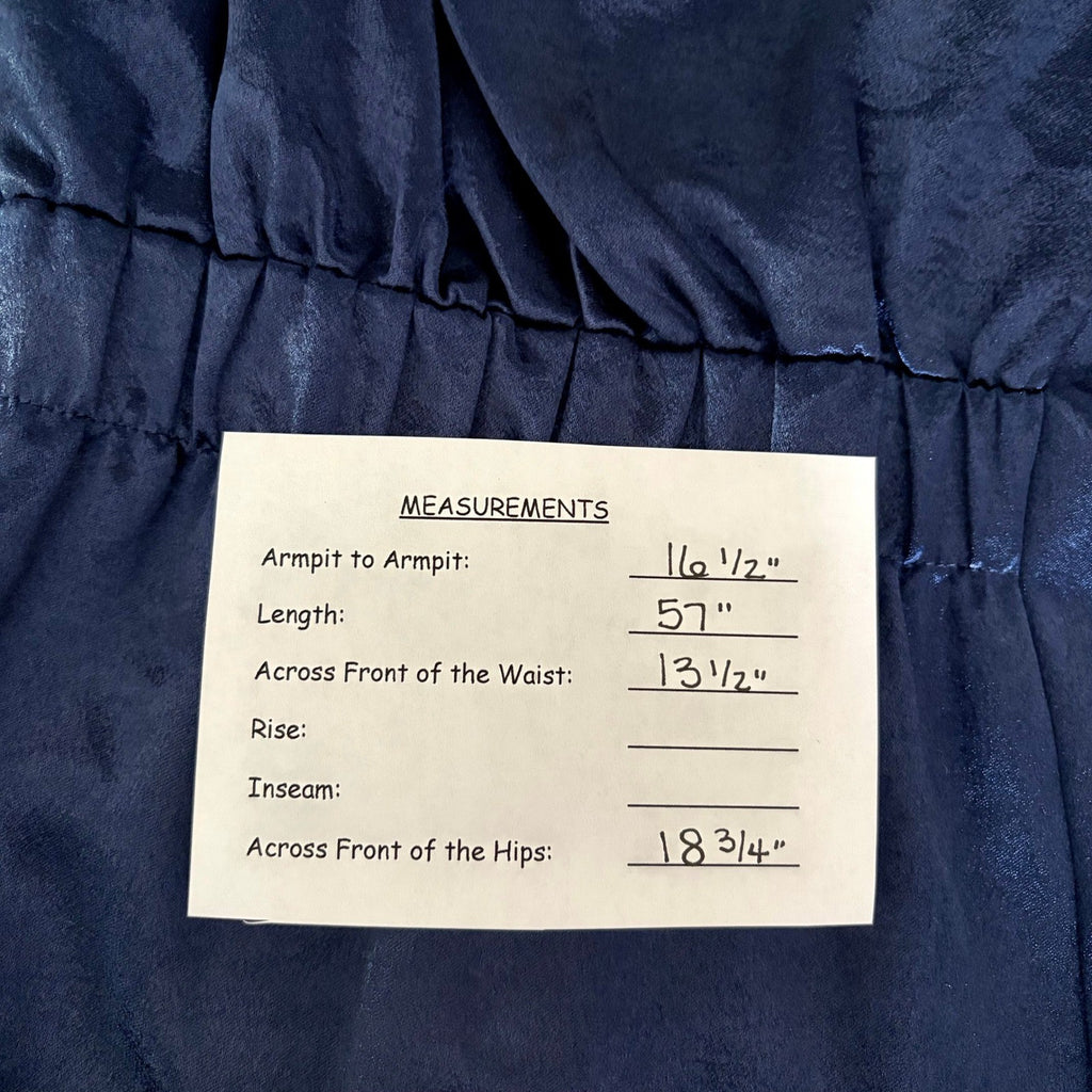 NWT!! AVEC LES FILLES Blue Maxi Dress Cutouts Asymmetrical Party Cocktails 8