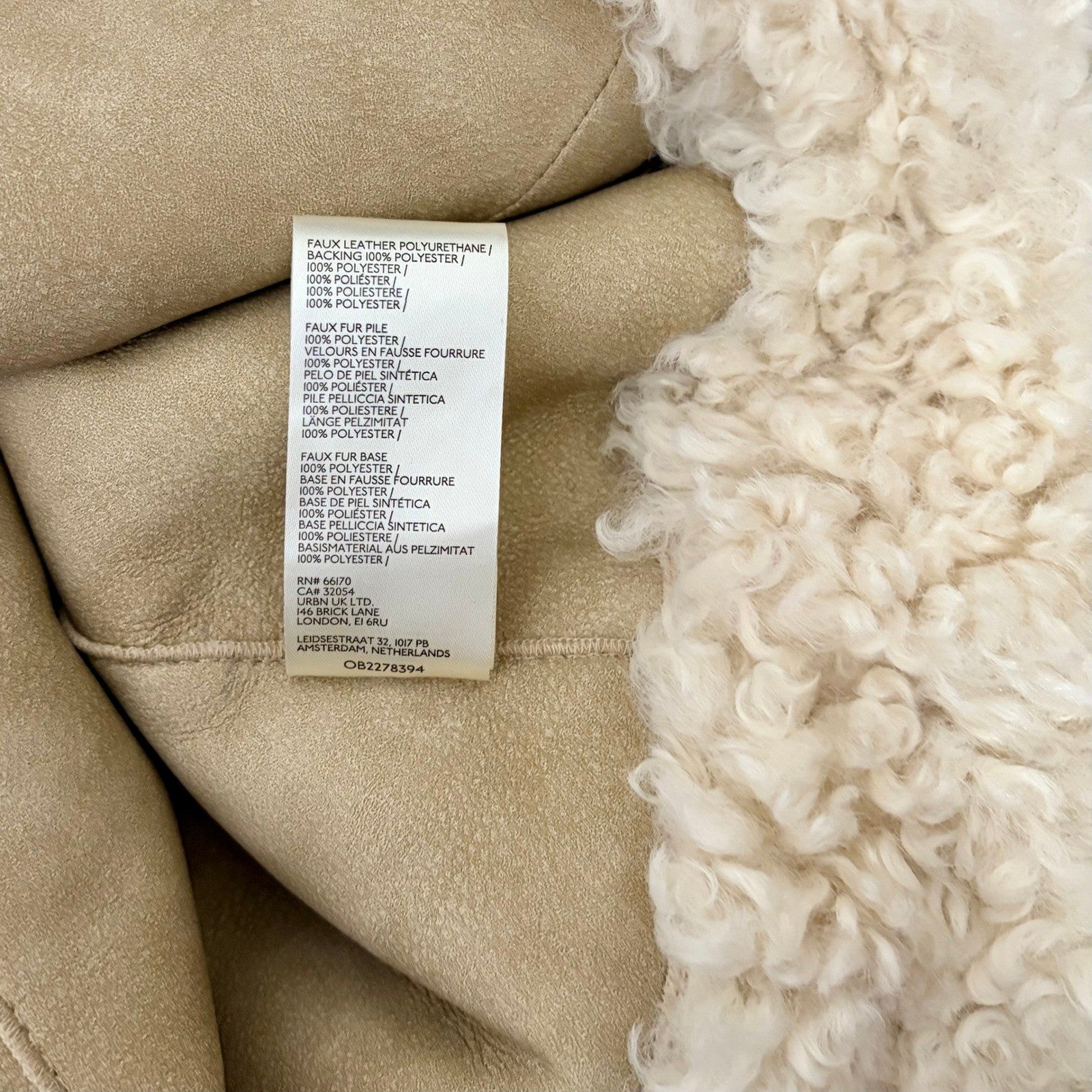 NWT!! FREE PEOPLE Jolie Teddy Coat Faux Fur Oversized Bohemian Outdoors Medium