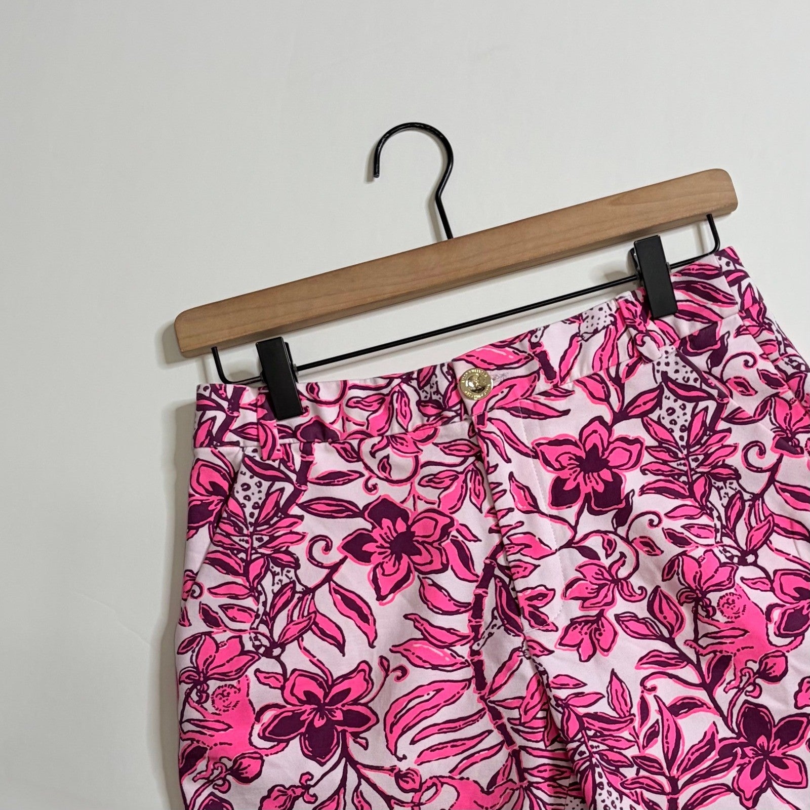 LILLY PULITZER Gretchen High Rise 5" Shorts Elderflower Blossom Lil Escape 2