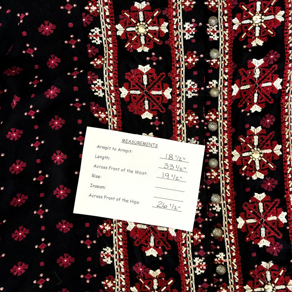 Anthropologie VANESSA VIRGINIA Kaleidoscope Beaded Shirtdress Dress Medium
