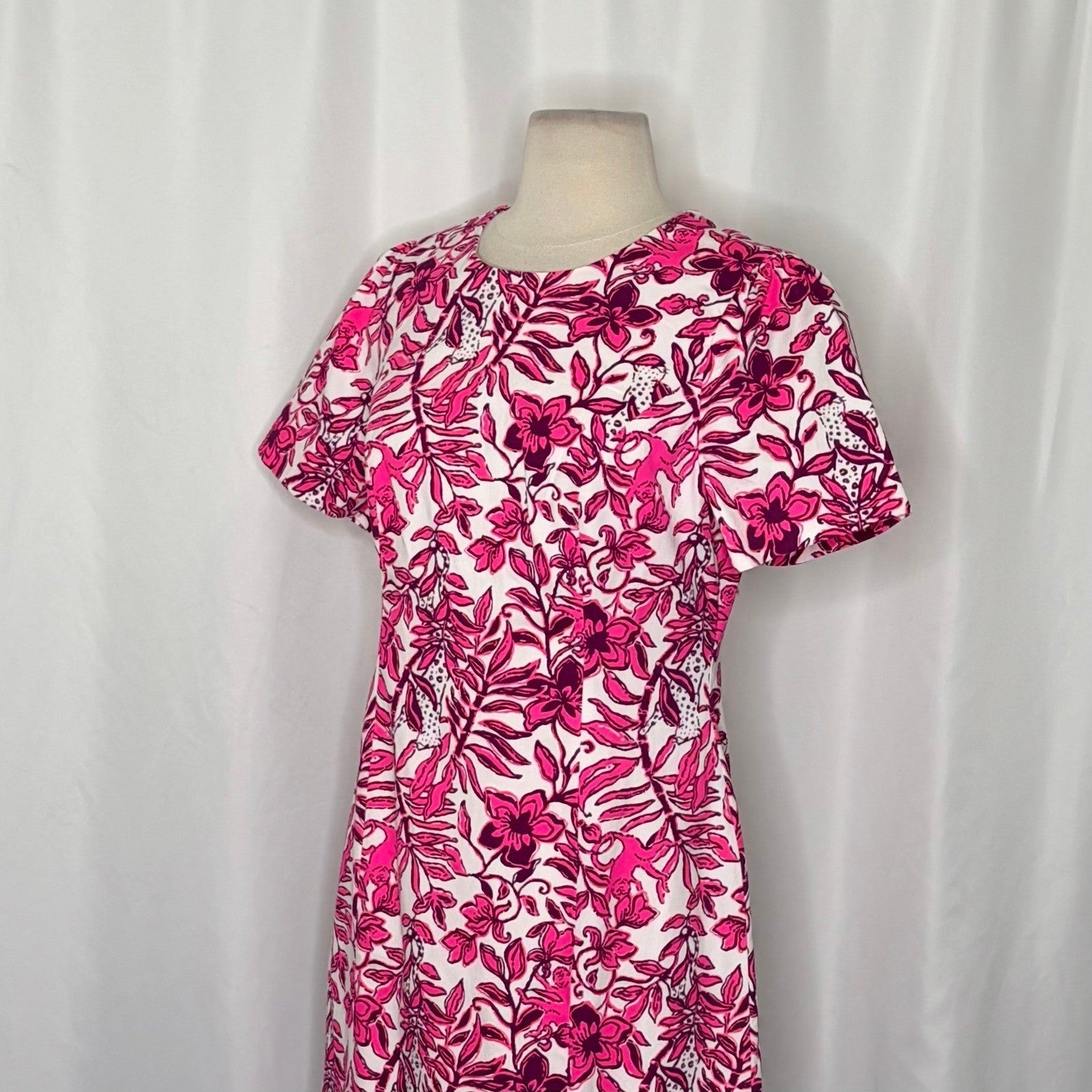 NWT!! LILLY PULITZER Mila Short Sleeve Elderflower Blossom Lil Escape Plan 4