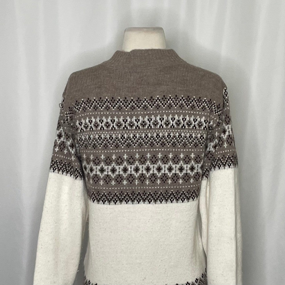 Vintage ROBERT BRUCE Scandinavian Fair Isle Sweater Paul Mage Fairisle Medium