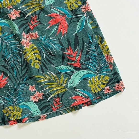RIPSKIRT HAWAII Length 2 Tropical Floral Bali Jungle Wrap Rip Skirt Large
