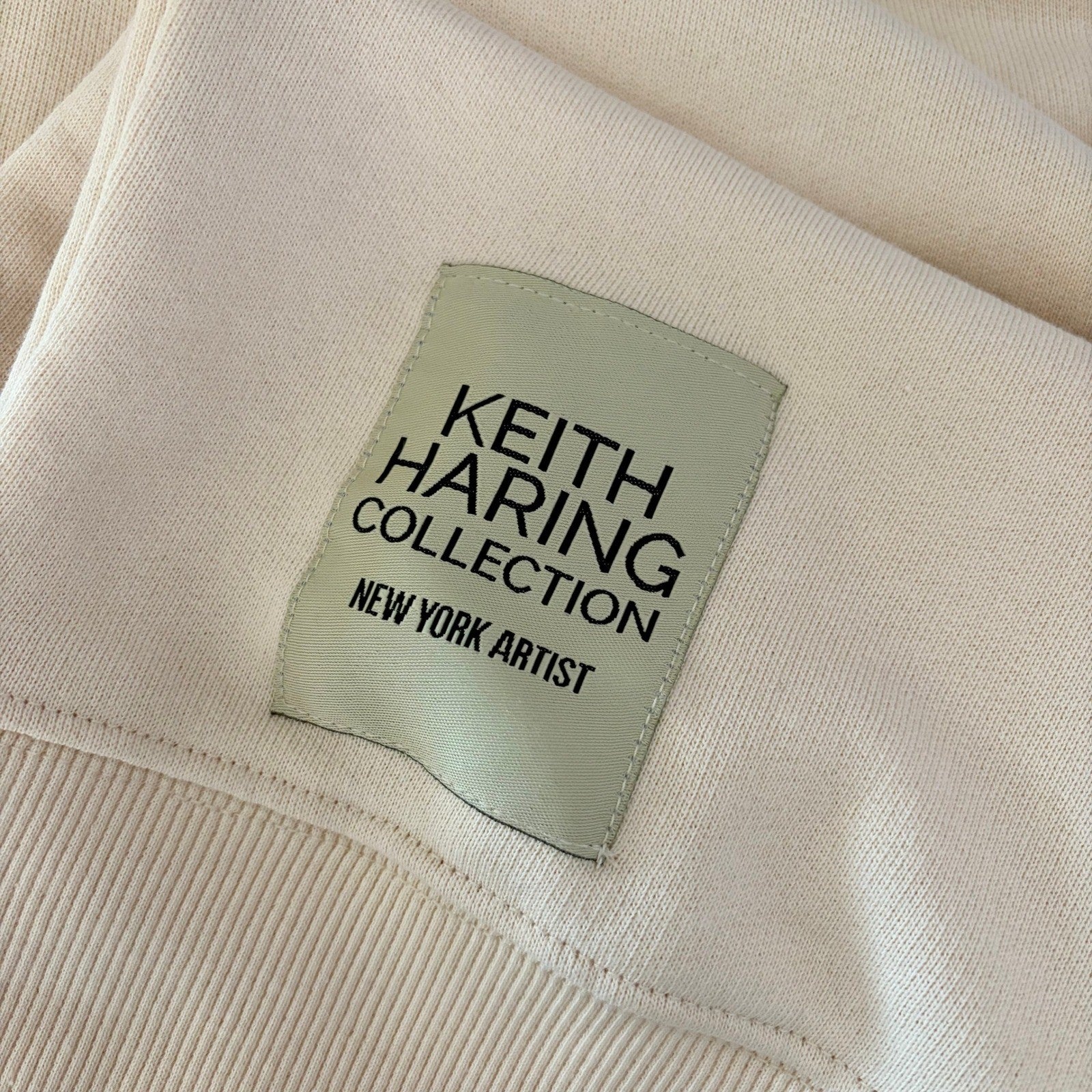 NWT!! ZARA x Keith Haring Foundation Patch Sweatshirt Streetwear Collaboration S