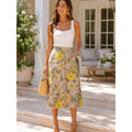 NWT! Tuckernuck POMANDER PLACE Floral Lotus Jacquard Adalyn Midi Skirt X-Large
