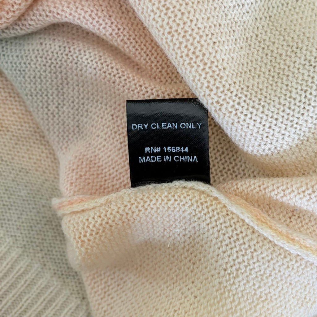 LE SUPERBE Sparkling Surf Jumper Sweater Cashmere Wool Sunset Ombré X-Small