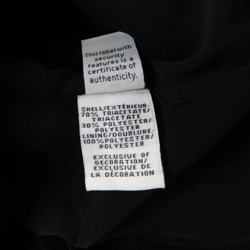 NWT!! DVF Diane Von Furstenberg Black Crepe Embellished Bella Faux Wrap Dress 4