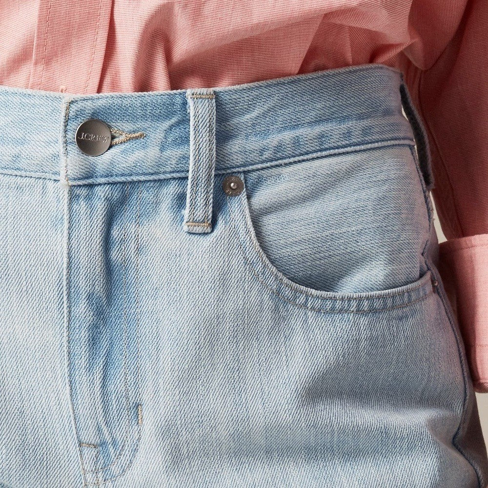 NWT!! J. CREW Mid-Rise Straight Jeans Montauk Wash Denim Classic Preppy Size 30