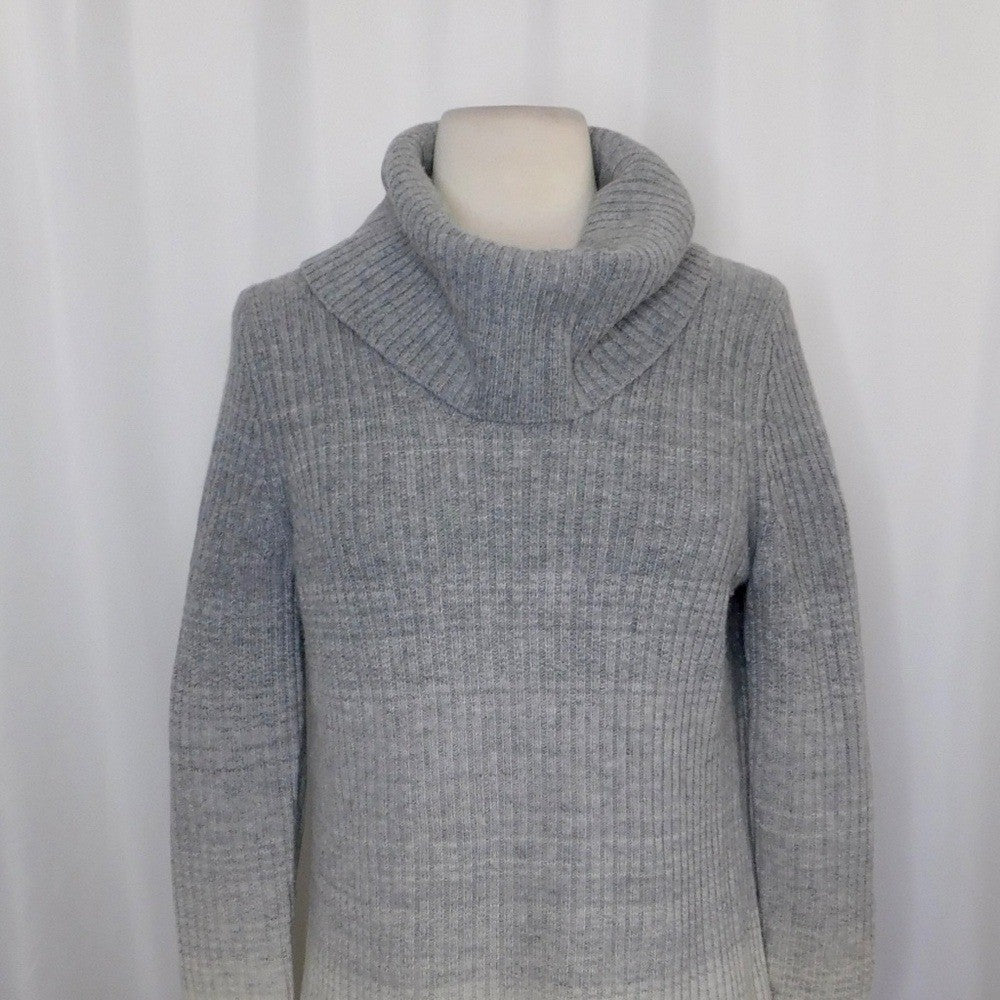 Women's THEORY Madalinda Ombré Charmant Turtleneck Sweater Wool Cashmere Small
