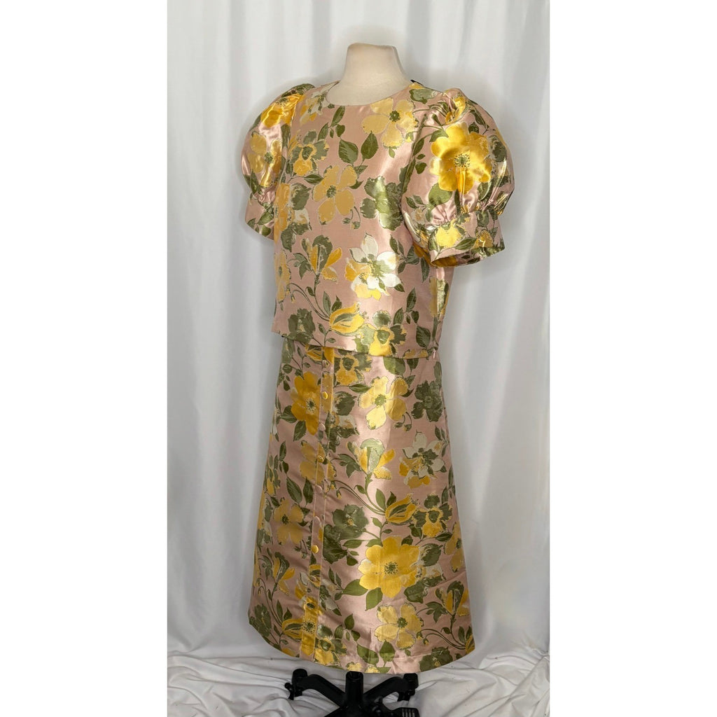 NWT! Tuckernuck POMANDER PLACE Lotus Jacquard Thea Blouse Adalyn Skirt X-Large