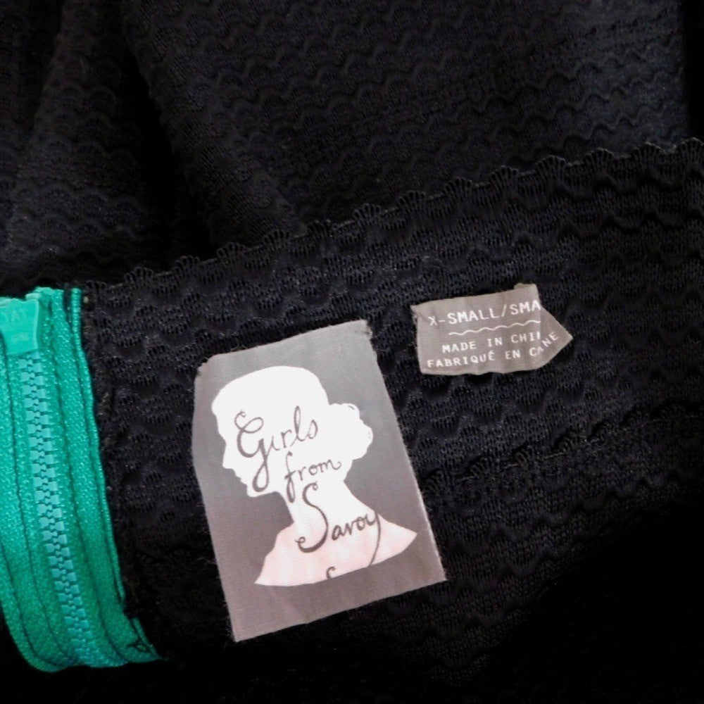Anthropologie GIRLS FROM SAVOY Black Ponte Bell Skirt Mini Preppy X-Small Small