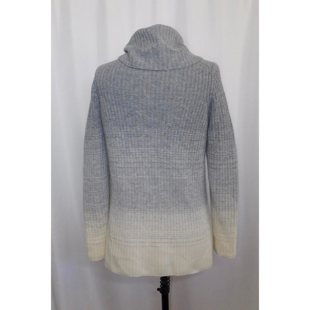 Women's THEORY Madalinda Ombré Charmant Turtleneck Sweater Wool Cashmere Small