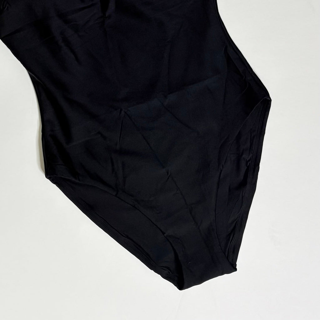 NEW!! J. CREW Gemma Bandeau One Piece Swimsuit Classic Sculpt Solid Black 14