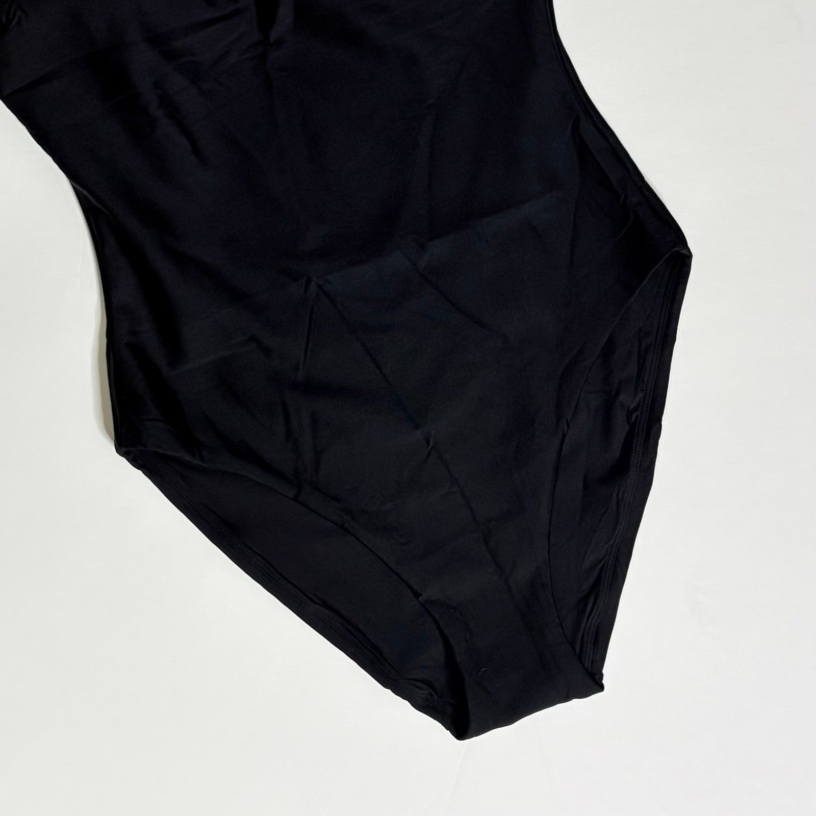 NEW!! J. CREW Gemma Bandeau One Piece Swimsuit Classic Sculpt Solid Black 14