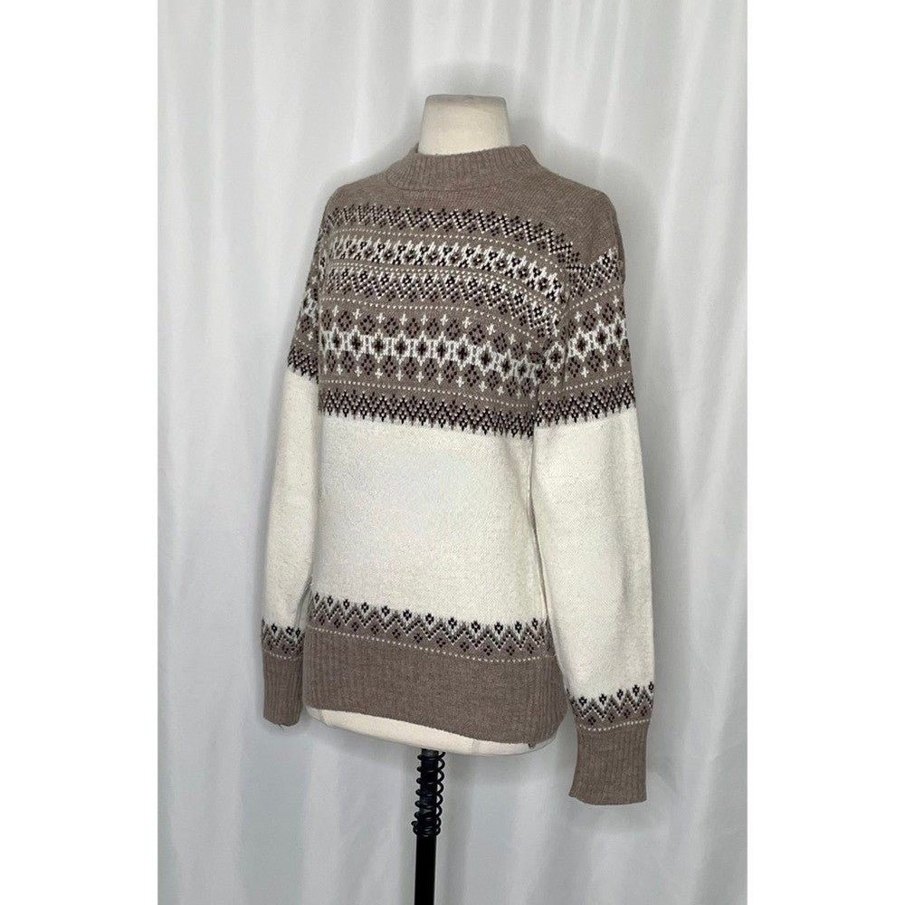 Vintage ROBERT BRUCE Scandinavian Fair Isle Sweater Paul Mage Fairisle Medium