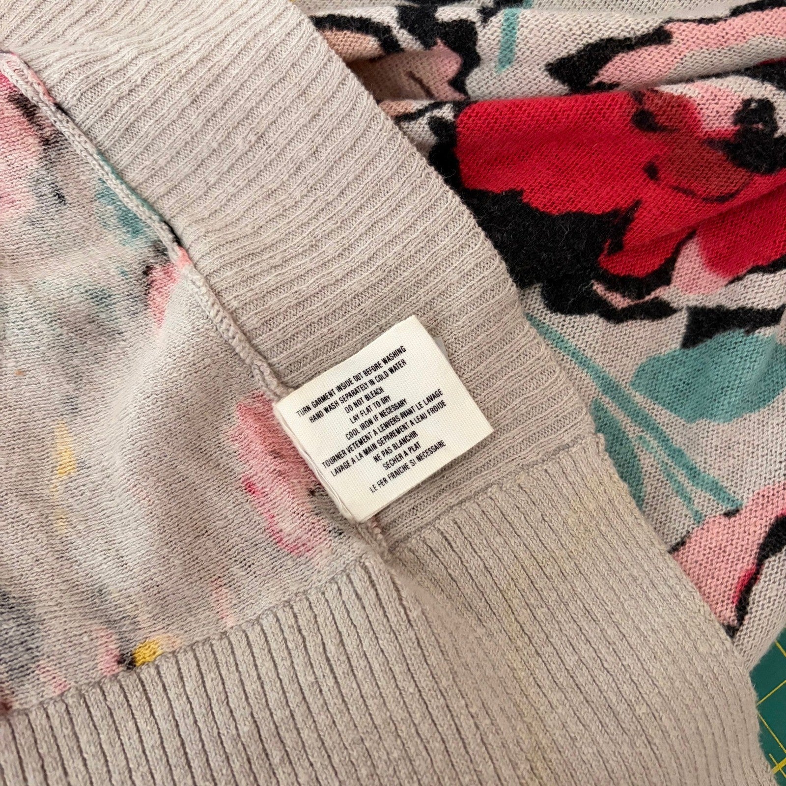 Anthropologie SPARROW Flora Exemplar Long Duster Cardigan Sweater Linen Medium