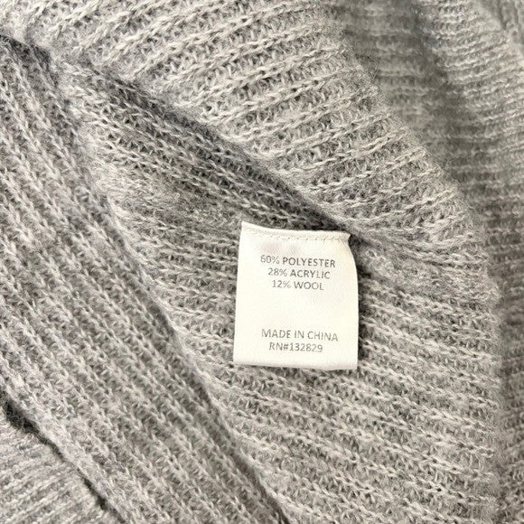 NWT!! L'academie REVOLVE Rosette Sweater Grey Wool Blend Small