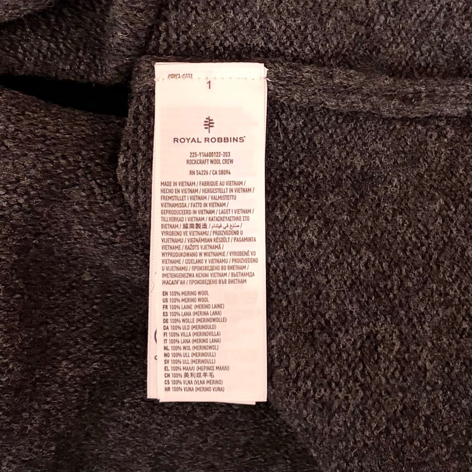 NWT!! ROYAL ROBBINS Rockcraft Merino Wool Fair Isle Crew Neck Sweater Small