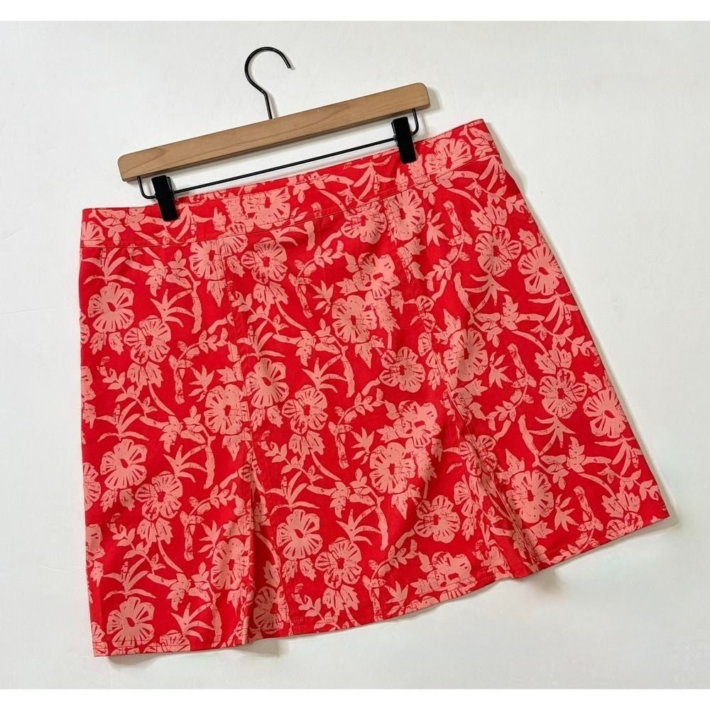 RIPSKIRT Hawaii Rip Skirt Length 2 Wrap Skirt Pink Floral Hibiscus X-Large