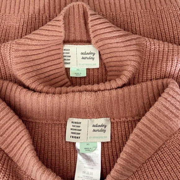 Anthropologie SATURDAY SUNDAY Siobhan Sweater Shorts Lounge Set X-Small