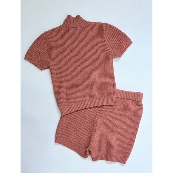 Anthropologie SATURDAY SUNDAY Siobhan Sweater Shorts Lounge Set X-Small