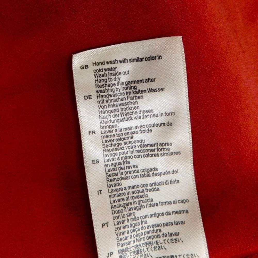 SCOTCH & SODA Maison Scotch Red Satin Wrap Dress Solid Party Cocktails Medium