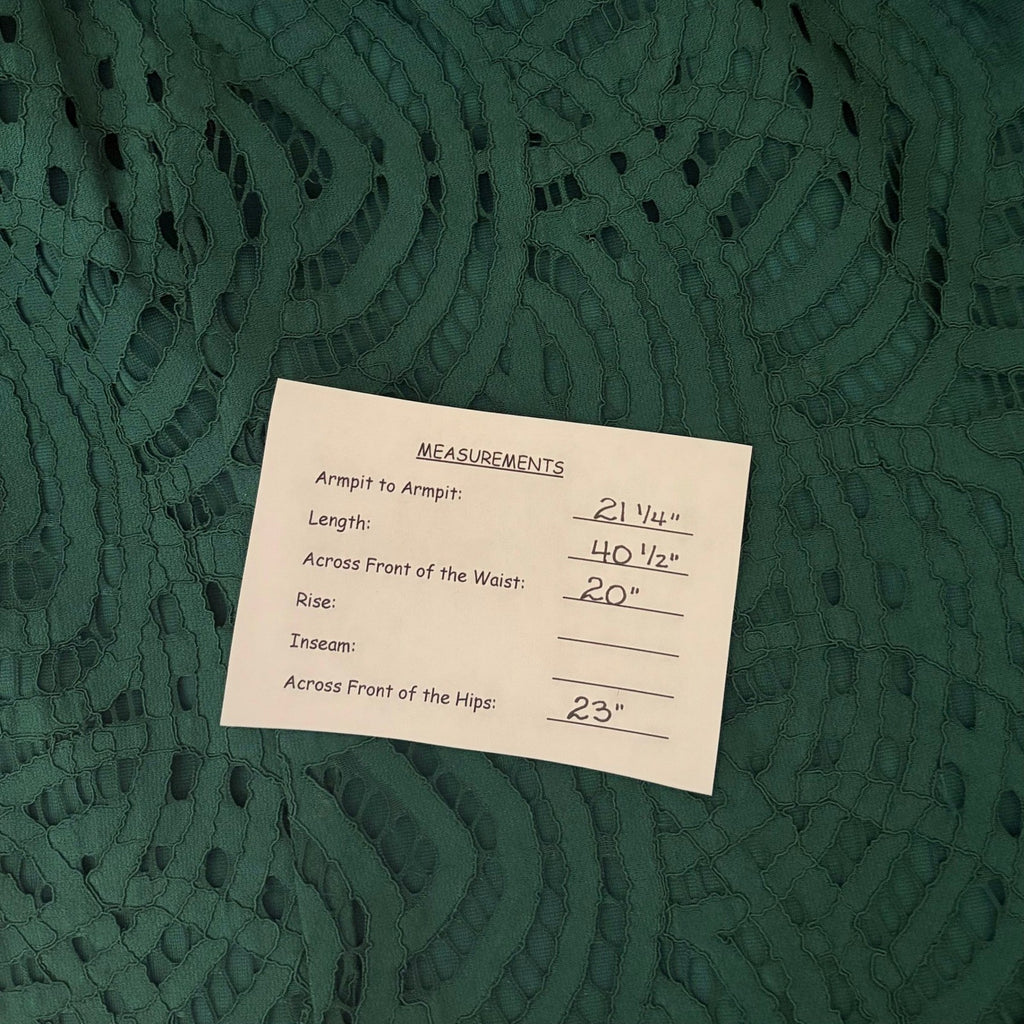 BODEN Zeta Emerald Green Lace Shift Dress Preppy Office Coquette Business 16