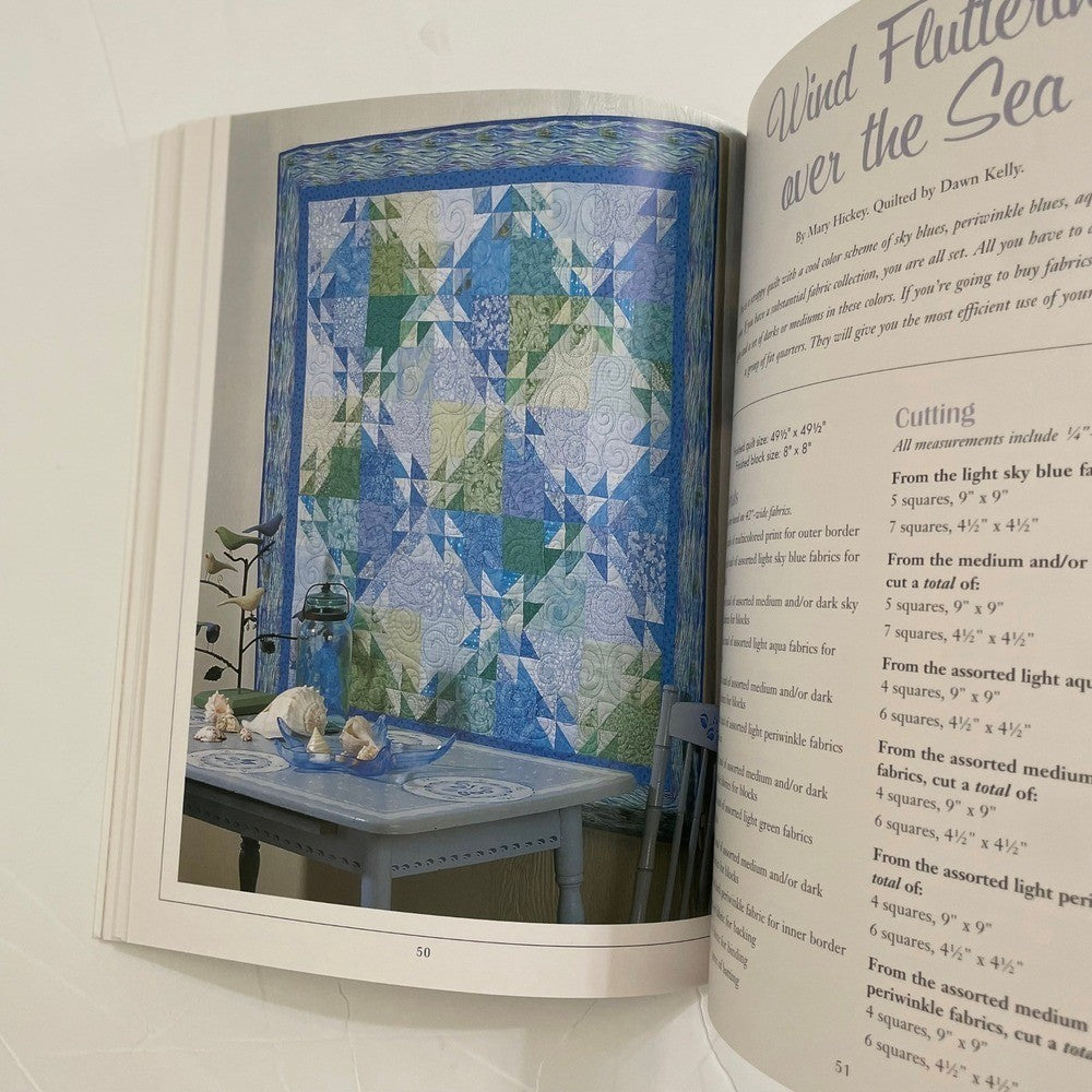 Mary Hickey Cottage Style Quilts Paperback Book Quilting Sewing Country Nautical