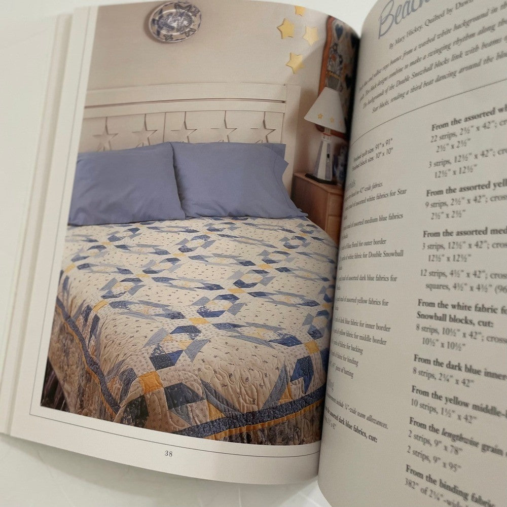 Mary Hickey Cottage Style Quilts Paperback Book Quilting Sewing Country Nautical