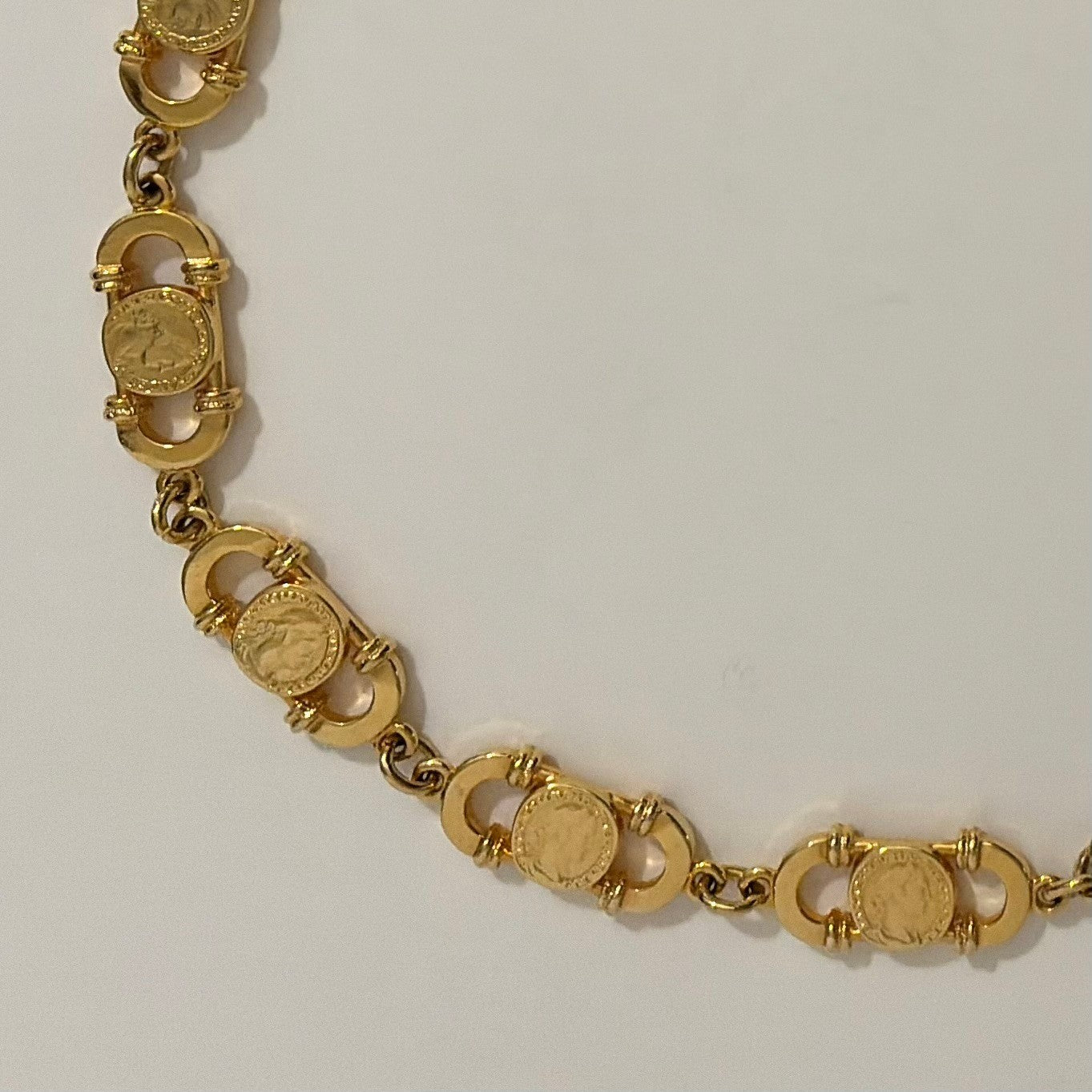 GOLD COIN Chain Belt Shiny Glam Party Accessory Night Out Festival Vacation 36"