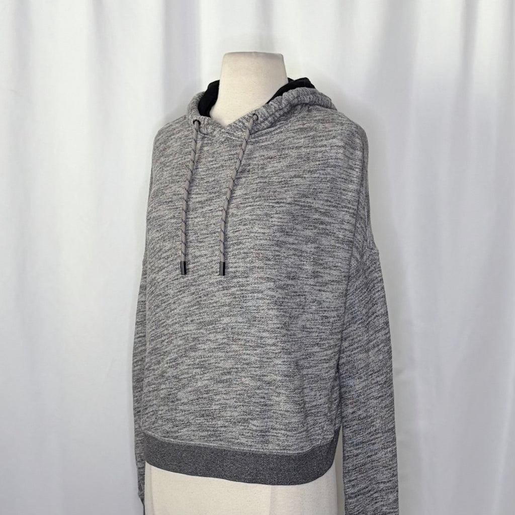 RAG & BONE Jean Murphy Hoodie Crossover Envelope Back Hood Gray Pullover X-Small